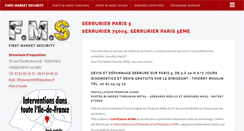 Desktop Screenshot of firstmarket-security.fr
