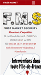 Mobile Screenshot of firstmarket-security.fr