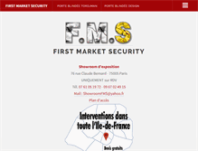 Tablet Screenshot of firstmarket-security.fr